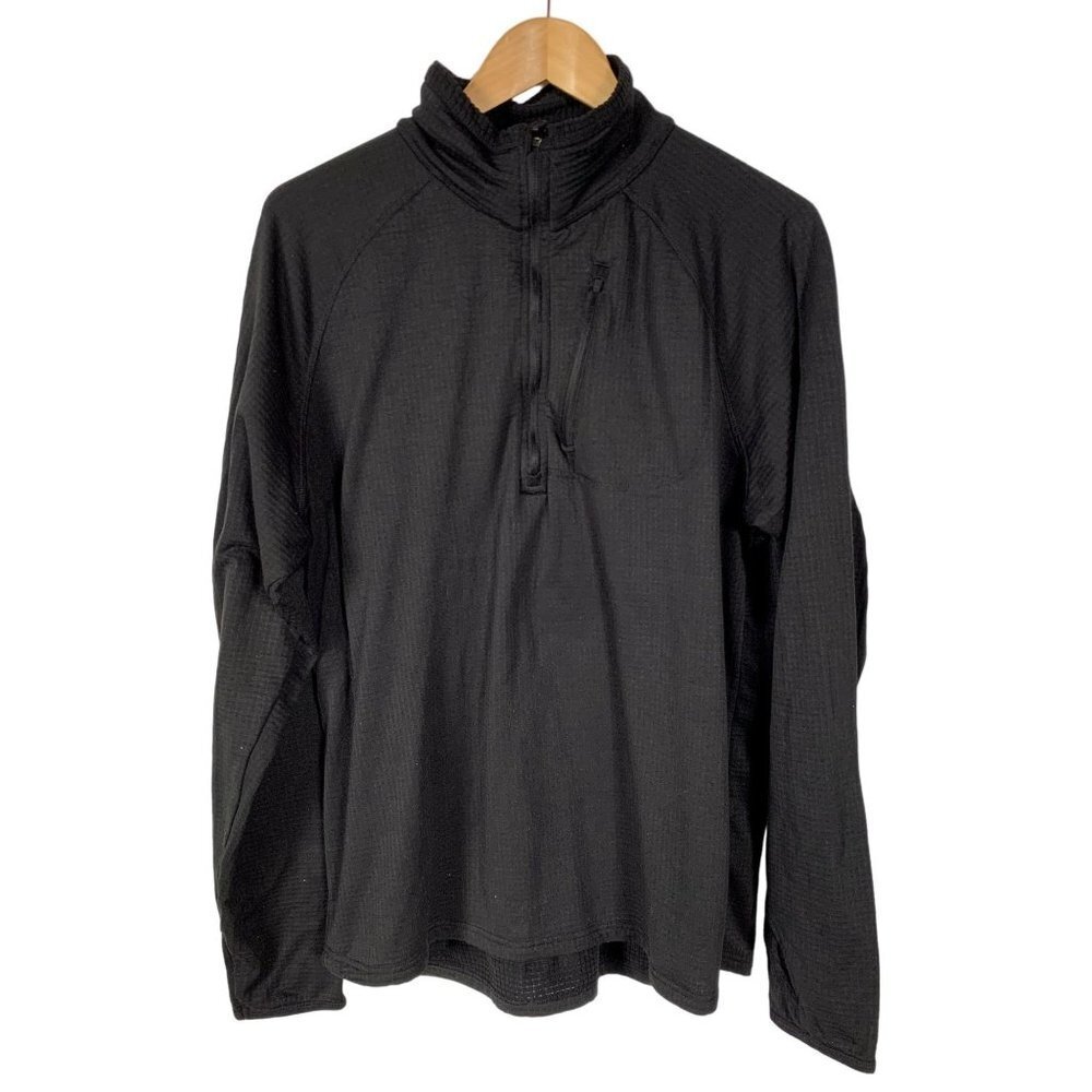 Pacific Trail Black 1/4 Zip Fleece Mens Size XL